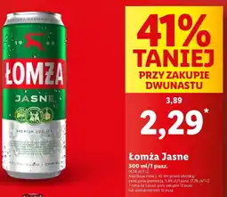 Lidl Piwo Łomża Jasne (Dawniej Export) oferta