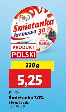 Lidl Śmietanka 30% Pilos oferta
