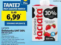 Lidl Śmietanka 30% Łaciata oferta