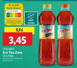 Lidl Herbata mrożona zero cytrynowa Freeway Ice Tea oferta
