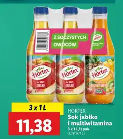 Lidl Zestaw: sok jabłkowy + multiwitamina Hortex oferta