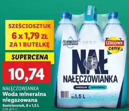 Lidl Woda niegazowana Nałęczowianka oferta