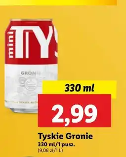 Lidl Piwo Tyskie Gronie oferta