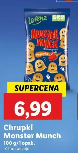 Lidl Chrupki paprykowe Lorenz Monster Munch oferta