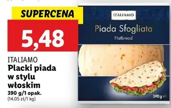 Lidl Placki piada sfogliata Italiamo oferta