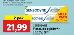 Lidl Pasta do zębow Sensodyne Extra Whitening oferta