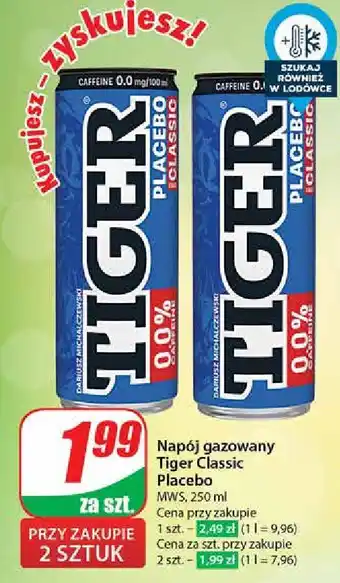 Dino Napój placebo classic Tiger Energy Drink oferta