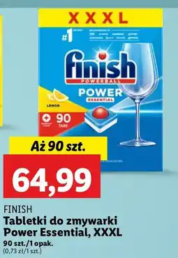 Lidl Tabletki do zmywarek lemon Finish Power Essential oferta