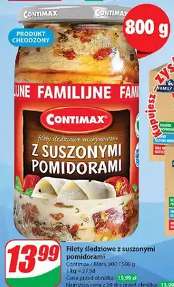 Dino Filety śledziowe z suszonymi pomidorami Contimax oferta
