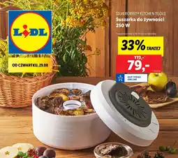 Lidl Suszarka do żywności 250 w Silvercrest oferta