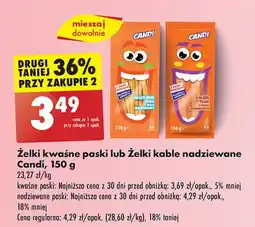 Biedronka Żelki kable pomarańczowe Candi oferta