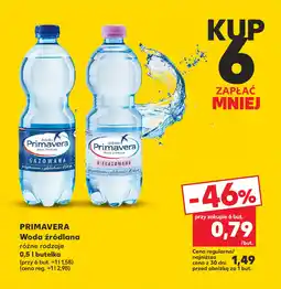 Kaufland Primavera woda źródlana oferta