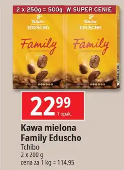 E.Leclerc Kawa mielona Family Eduscho Tchibo oferta