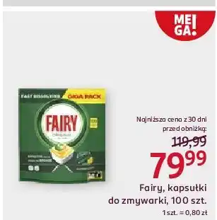 Rossmann Tabletki do zmywarki lemon Fairy All In 1 oferta