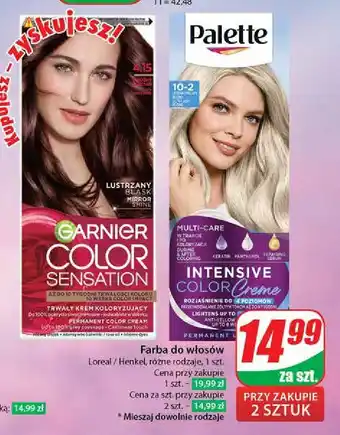 Dino Farba do włosów 4.15 mroźny kasztan Garnier Color Sensation oferta