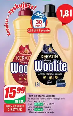 Dino Płyn do prania dark Woolite Keratin oferta