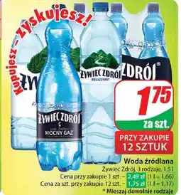 Dino Woda niegazowana Żywiec Zdrój oferta