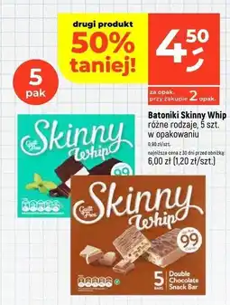 Dealz Batoniki double chocolate Skinny Whip oferta