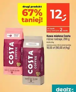 Dealz Kawa Costa Coffee Crema Blend oferta