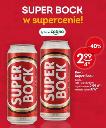 Żabka Piwo Super Bock oferta