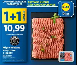 Lidl Mięso mielone z łopatki wieprzowej Rzeźnik codzienna dostawa oferta