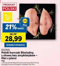 Lidl Filet z piersi kurczaka biesiadnego Rzeźnik codzienna dostawa oferta