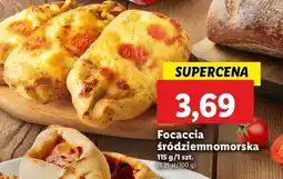 Lidl Focaccia śródziemnomorska oferta