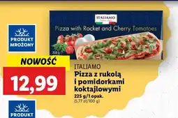 Lidl Pizza z rukolą i pomidorkami koktajlowymi Italiamo oferta