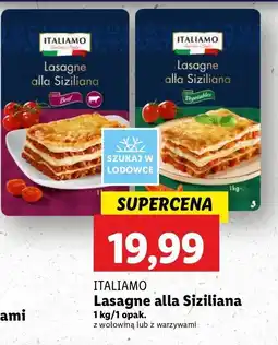 Lidl Lasagna sycylijska Italiamo oferta