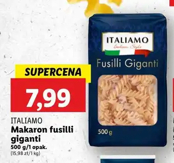 Lidl Makaron fusilli giganti Italiamo oferta