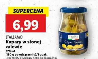 Lidl Kapary w słonej zalewie Italiamo oferta