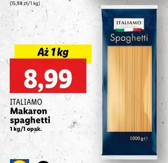 Lidl Makaron spaghetti Italiamo oferta