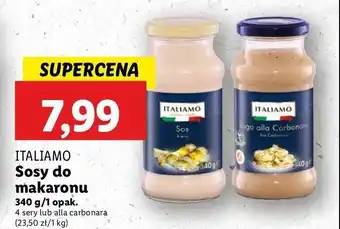 Lidl Sos sugo carbonara Italiamo oferta