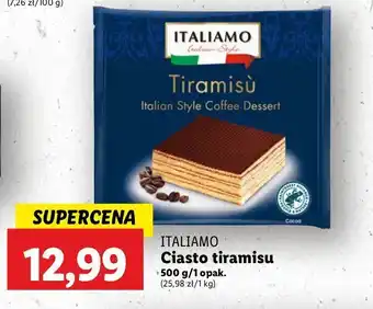 Lidl Tiramisu Italiamo oferta