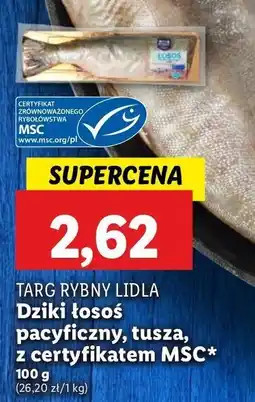 Lidl Łosoś pacyficzny filet ze skórą Rybny targ lidla oferta