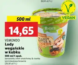 Lidl Lody peanut butter & cookies Vemondo oferta