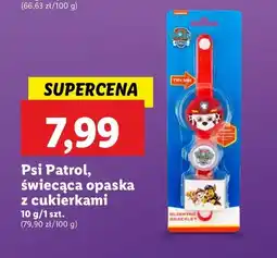 Lidl Świecąca opaska z cukierkami psi patrol oferta