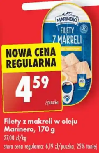 Biedronka Filet z makreli Marinero oferta