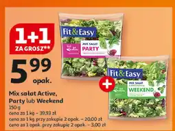 Auchan Mieszanka sałat active Fit & easy oferta