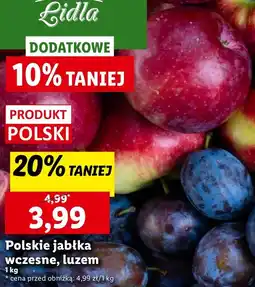 Lidl Jabłka polskie oferta