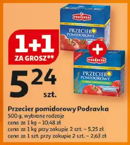 Auchan Przecier pomidorowy z ziołami śródziemnomorskimi Podravka oferta