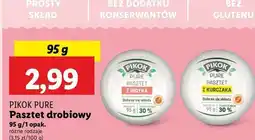 Lidl Pasztet z kurczaka Pikok pure oferta