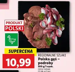 Lidl Podroby z gęsi białej kołudzkiej REGIONALNE SZLAKI oferta