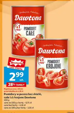 Auchan Pomidory całe Dawtona oferta