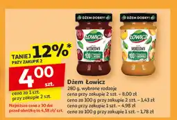 Auchan Dżem morelowy Łowicz oferta