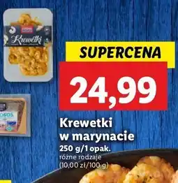 Lidl Krewetki gotowane w marynacie pikantnej Abramczyk oferta