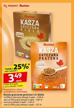 Auchan Kasza gryczana biała Auchan oferta