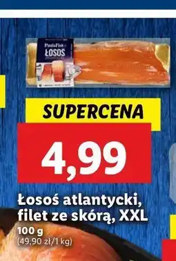 Lidl Łosoś atlantycki filet ze skórą Paula fish oferta
