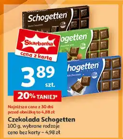 Auchan Czekolada gorzka Schogetten oferta