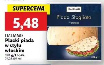 Lidl Placki piada sfogliata Italiamo oferta